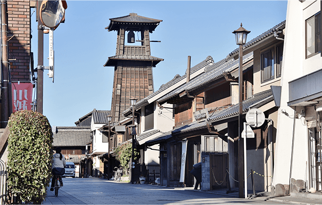 時の鐘・蔵造りの町並み